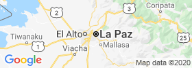 La Paz map